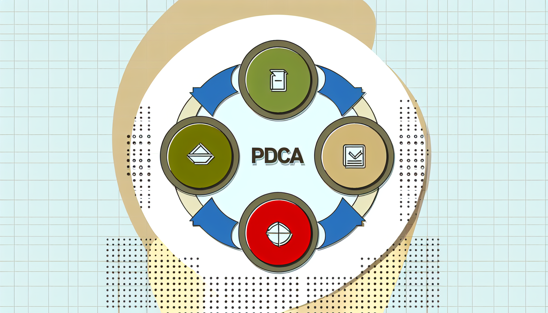 Ciclo PDCA: origem e aplicação conceitual - ilustração para artigo de blog