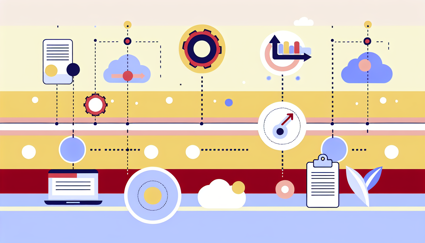 Kanban Online: como aplicar e otimizar no seu trabalho - ilustração para artigo de blog