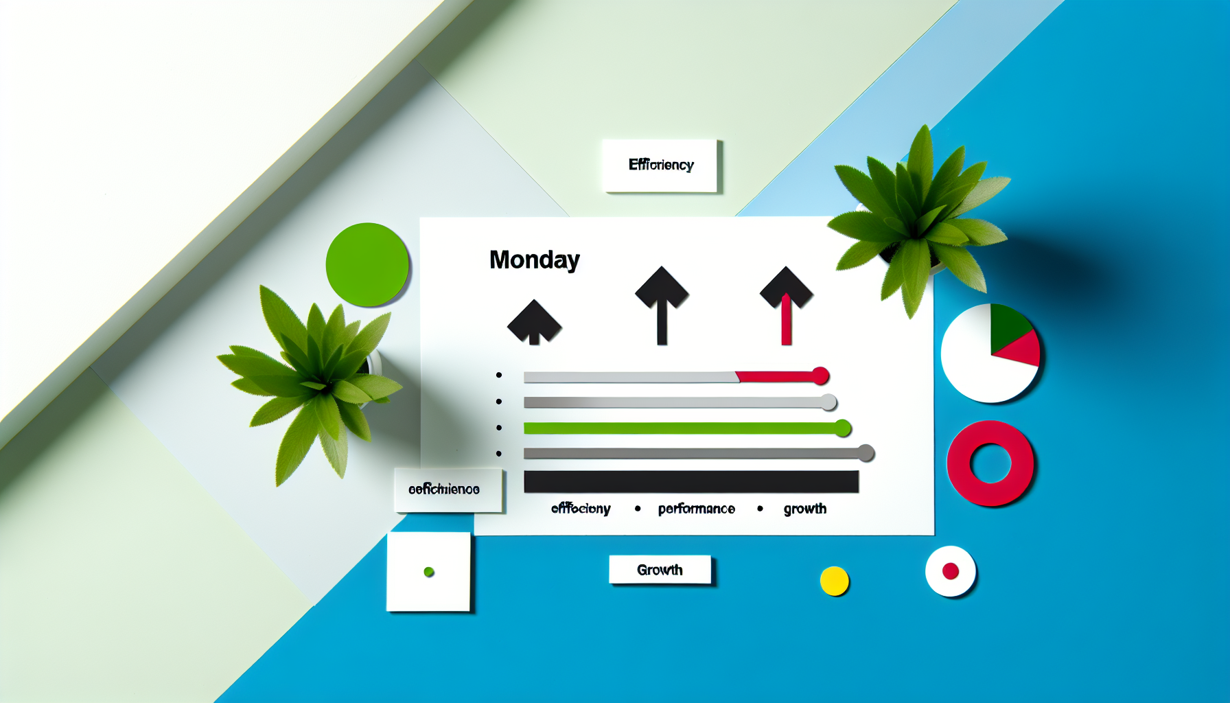 Monday.com: gestão ágil e produtividade em escala - ilustração para artigo de blog