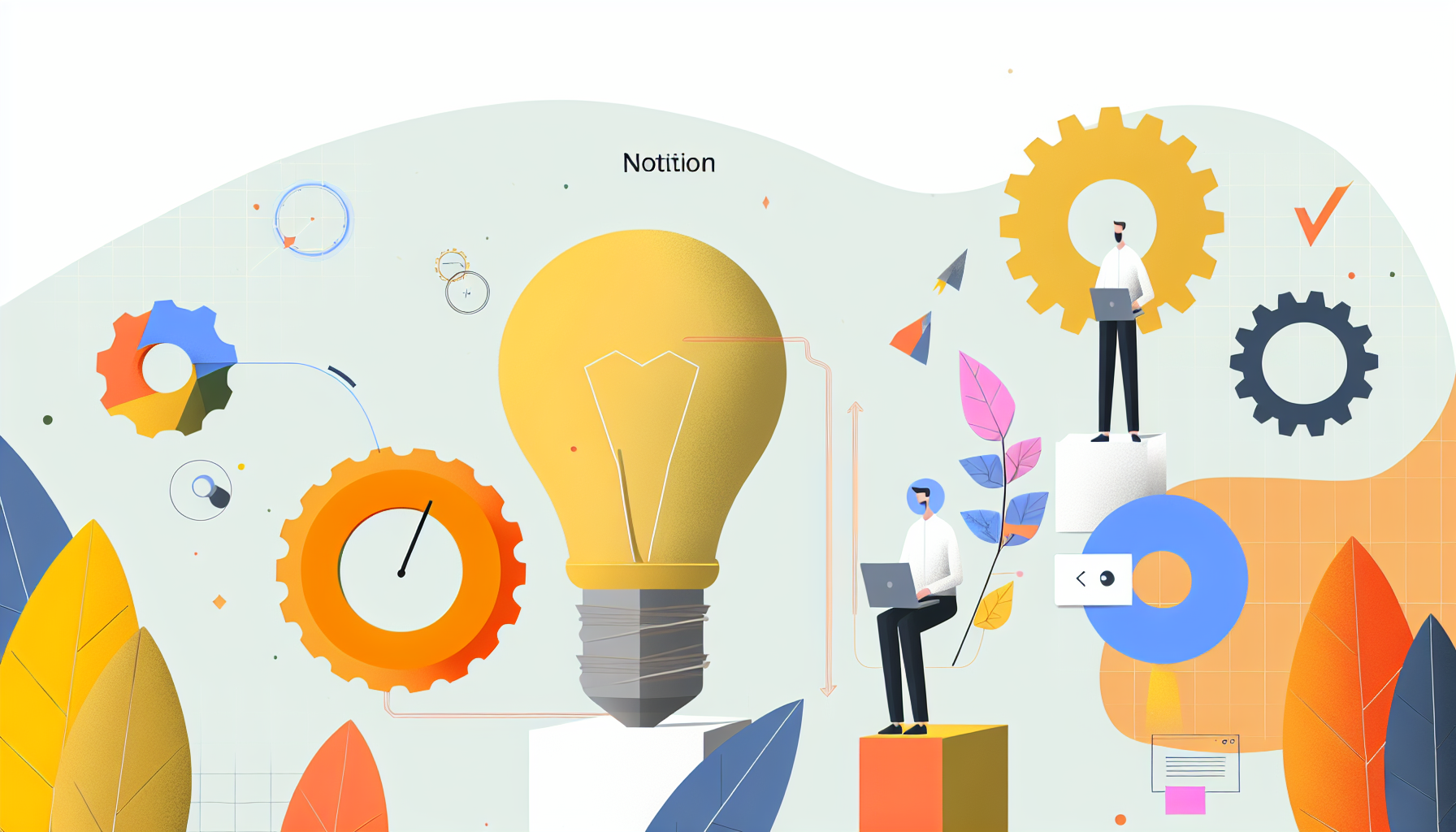 Notion: análise completa de uso e recursos avançados - ilustração para artigo de blog