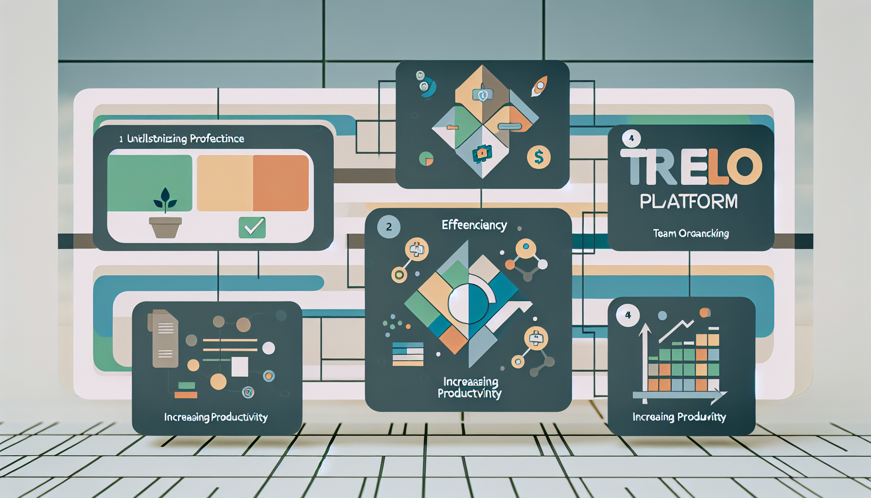 Plataforma Trello: como usar para gerir seus projetos - ilustração para artigo de blog