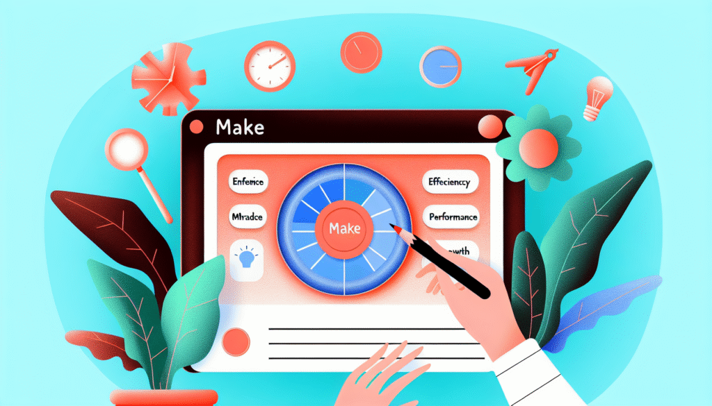 Plataforma Make: o que é, como funciona e benefícios - ilustração para artigo de blog