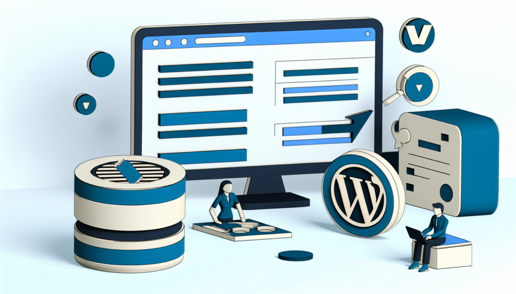 WordPress: criação de sites e gestão de conteúdo em escala - ilustração para artigo de blog