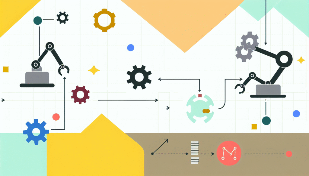 Automação: fundamentos e impacto nos negócios - ilustração para artigo de blog