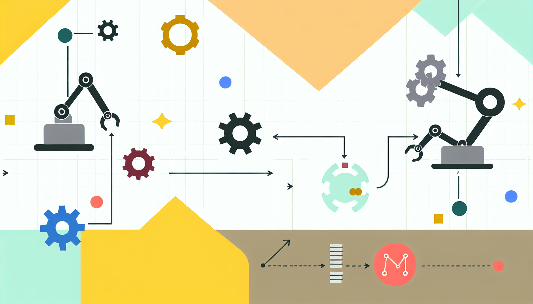 Automação: fundamentos e impacto nos negócios - ilustração para artigo de blog