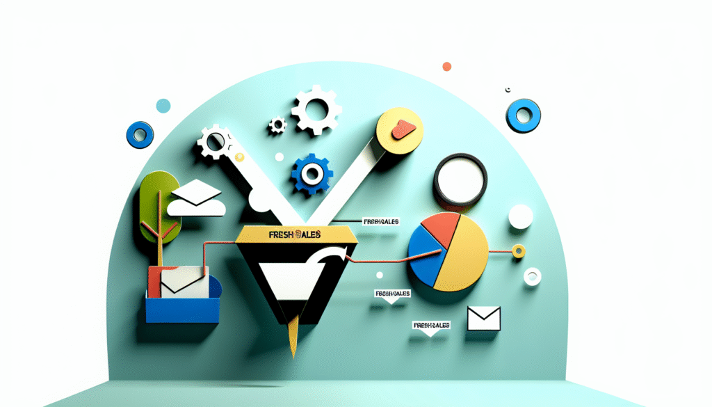 Freshsales: CRM, Automação de Vendas e Funcionalidades - ilustração para artigo de blog