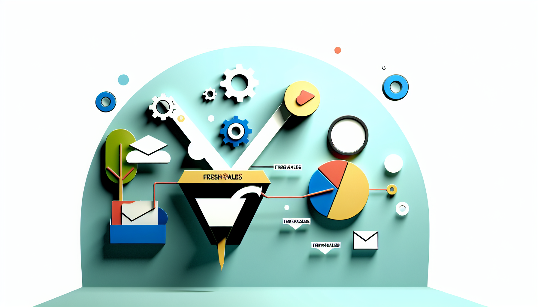 Freshsales: CRM, Automação de Vendas e Funcionalidades - ilustração para artigo de blog