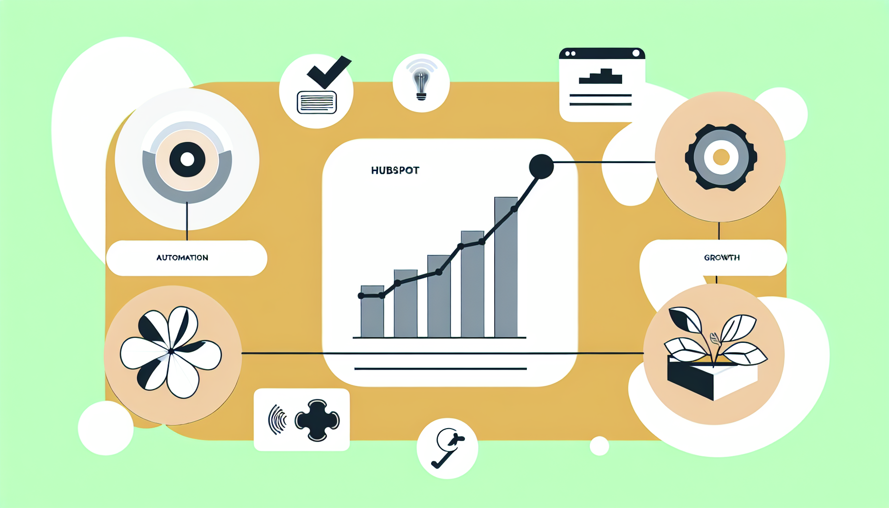 HubSpot Review 2025: Automação, CRM e Potencial Editorial - ilustração para artigo de blog
