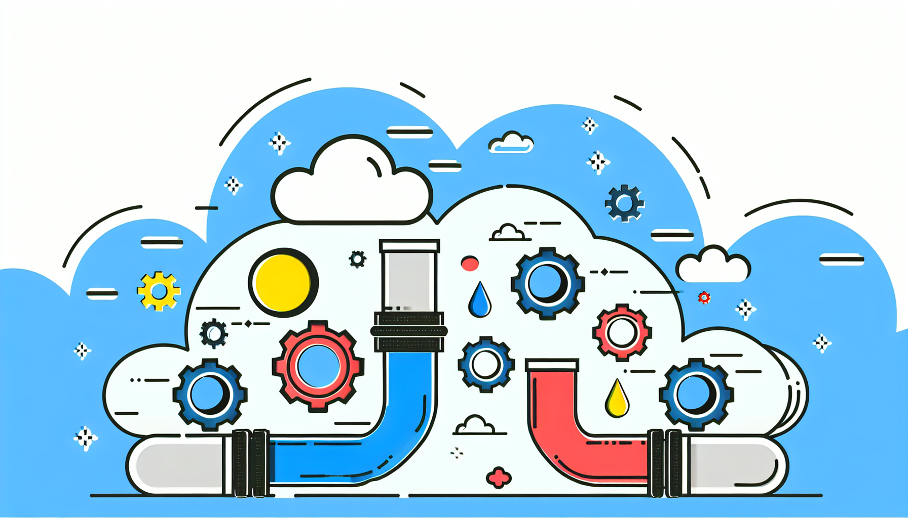 Pipedream – Plataforma de automação e integração de apps - ilustração para artigo de blog