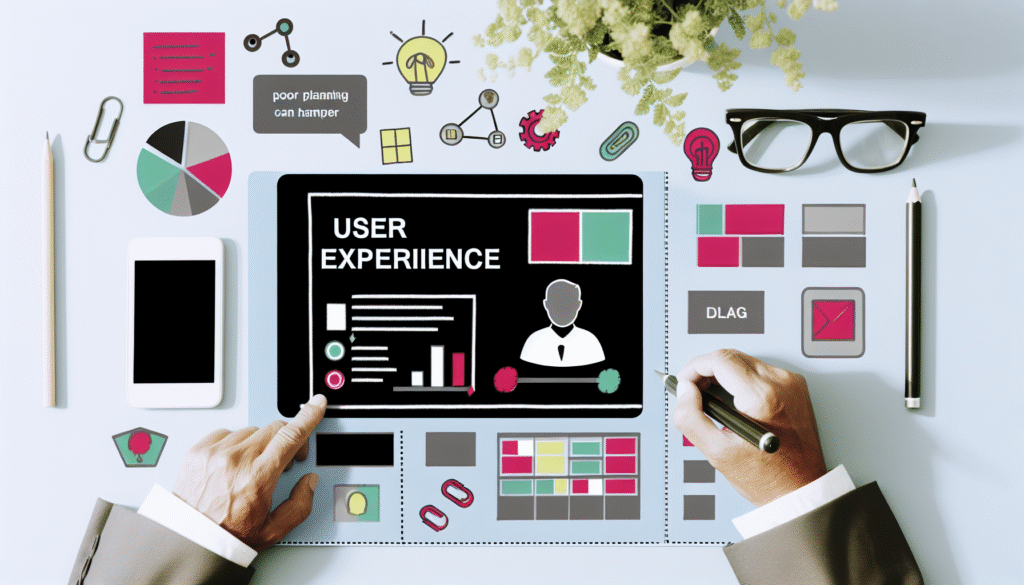 Experiência do usuário: Se mal planejada trava o seu negócio - ilustração para artigo de blog