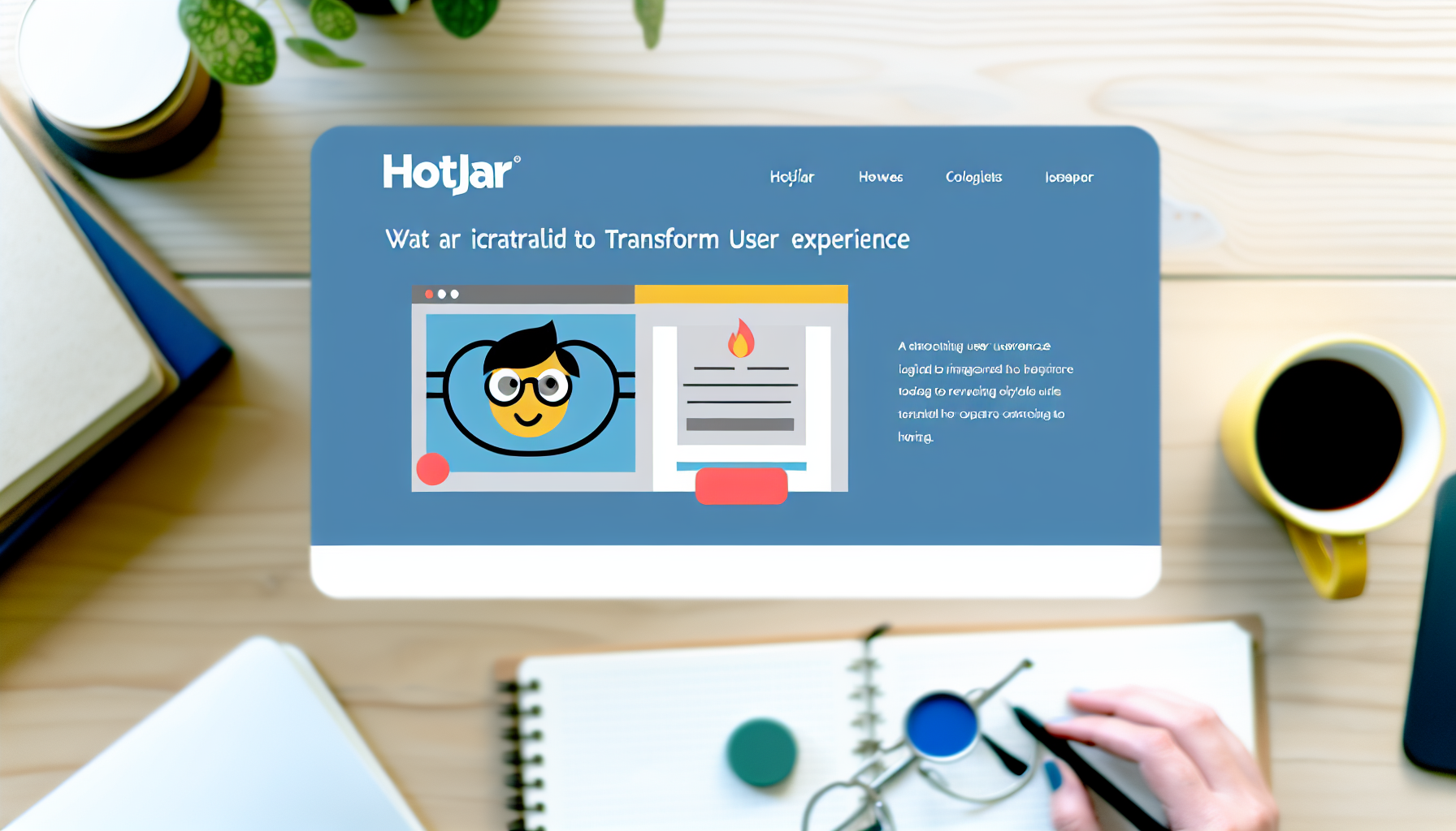 Hotjar: Insights que transformam a experiência do usuário - ilustração para artigo de blog